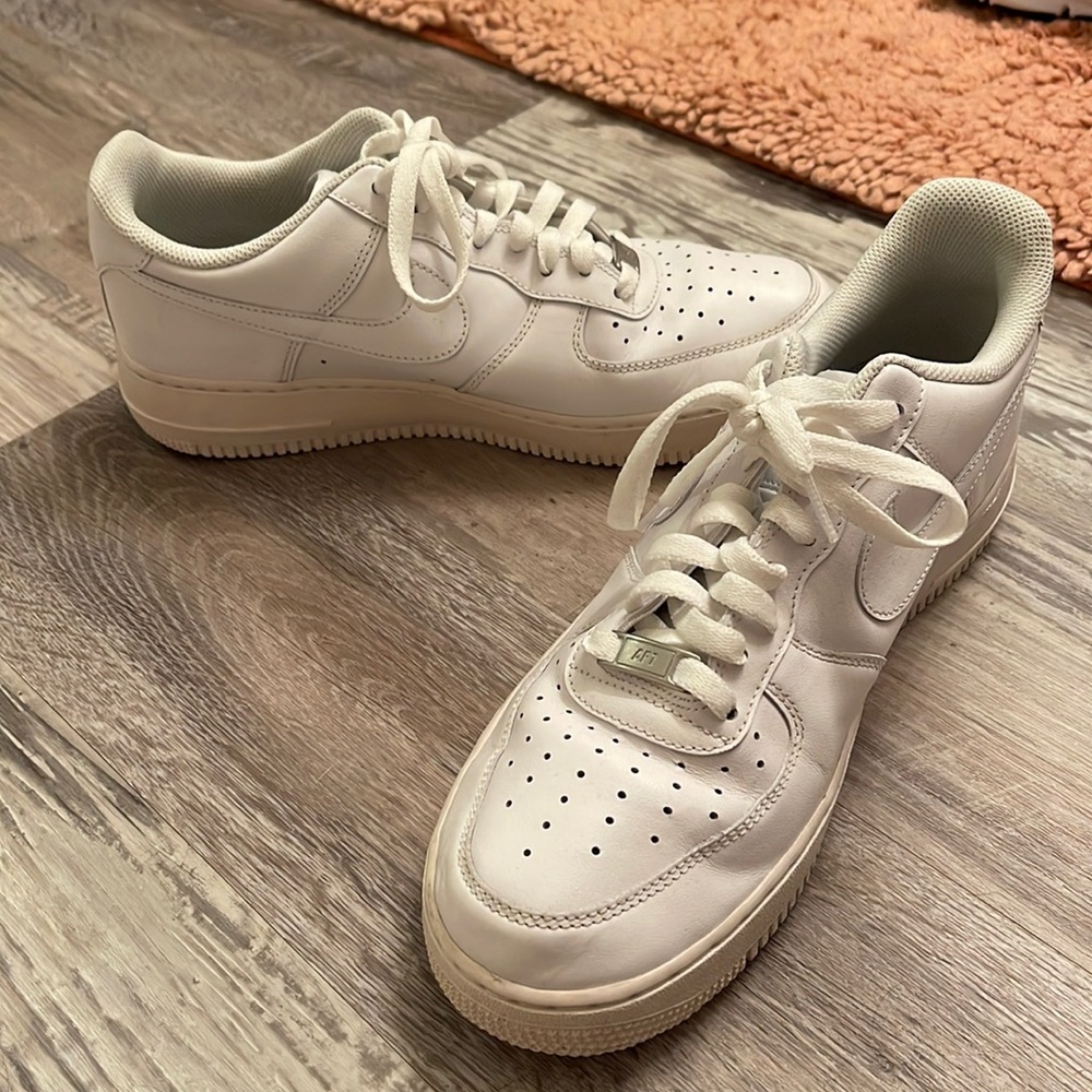Nike AF1, White, SZ 9.5, worn only a few times